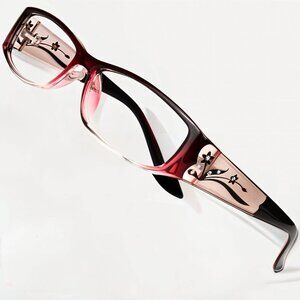 EYEBOGO Kaylee Burgundy Stylish Designer Reading Glasses for Women